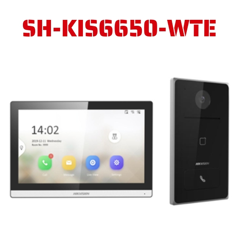 Bộ Chuông Cửa Hình Hikvision IP SH-KIS6650-WTE