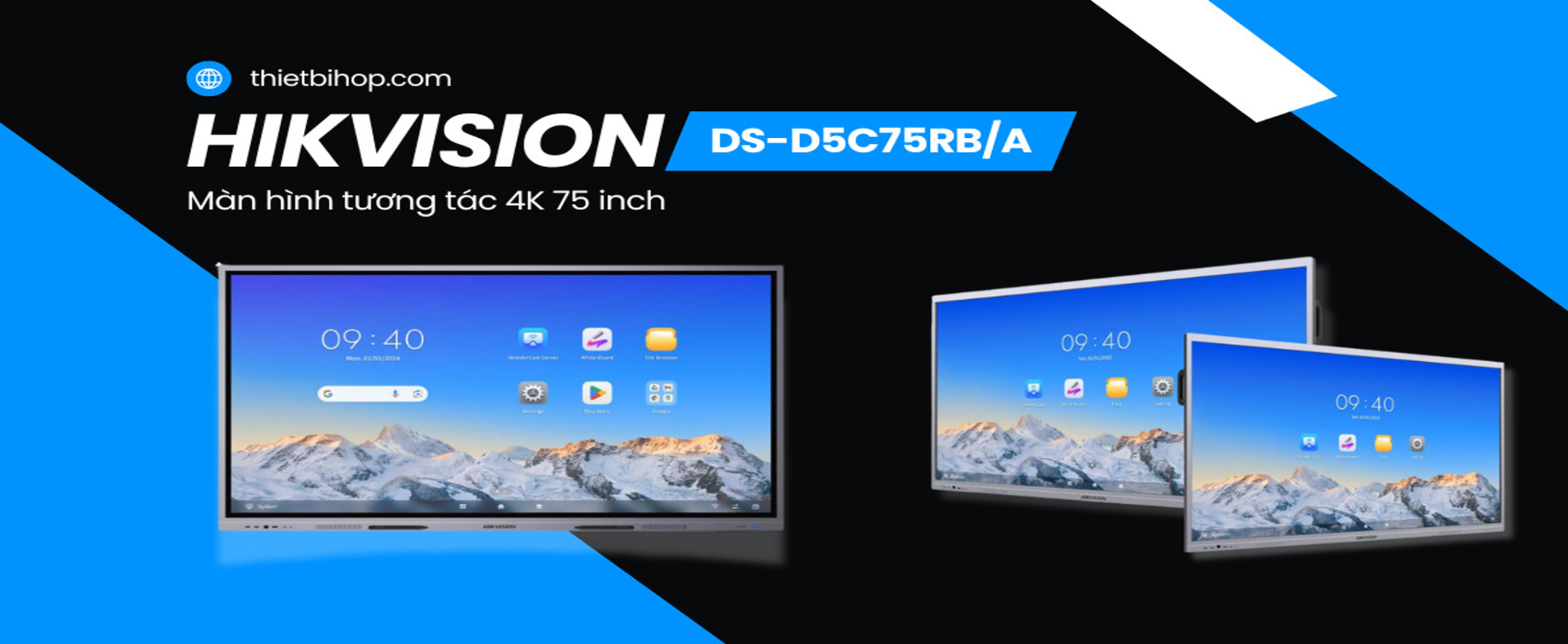 màn hình tương tác hikvision