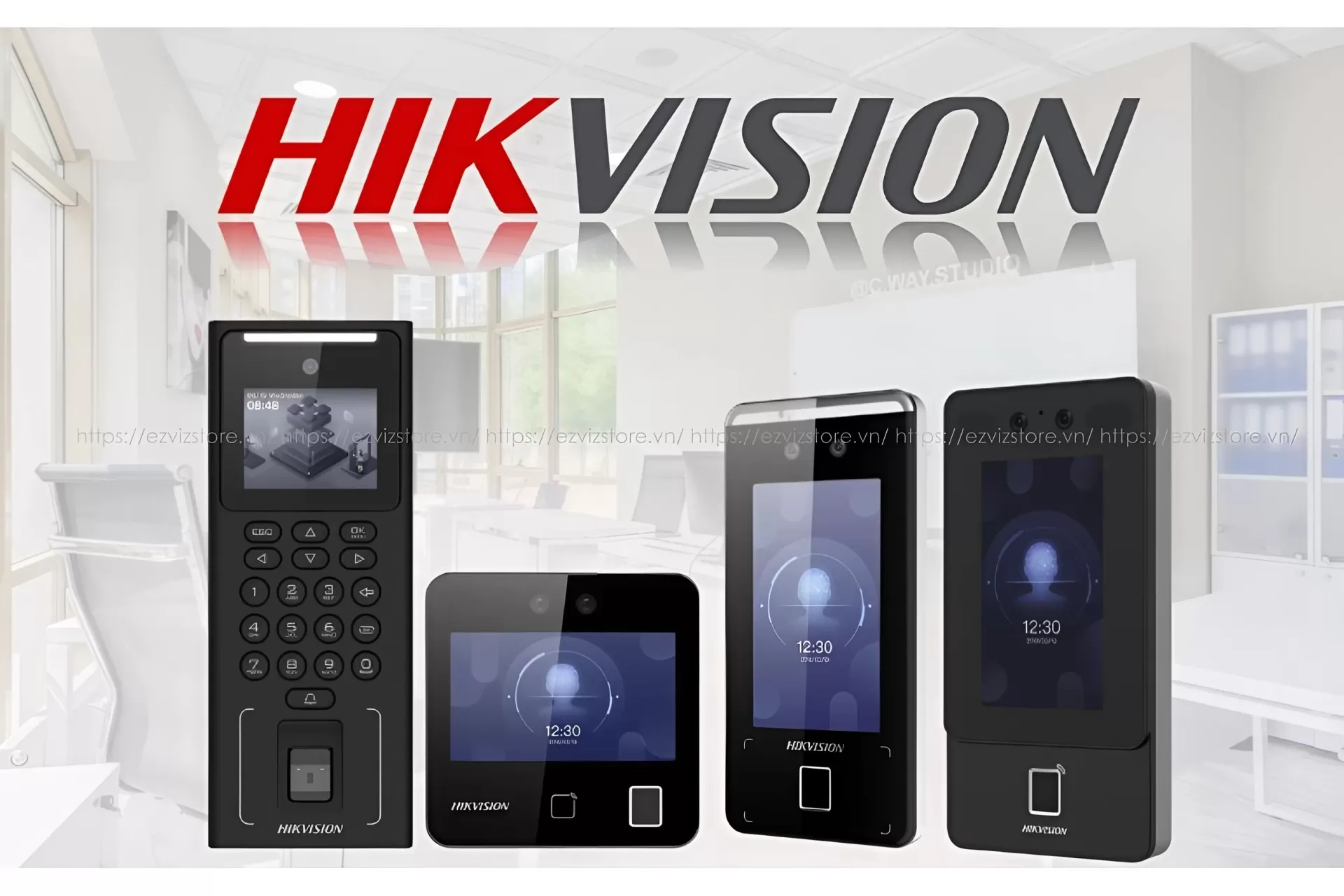 Máy chấm công hikvision giá rẻ