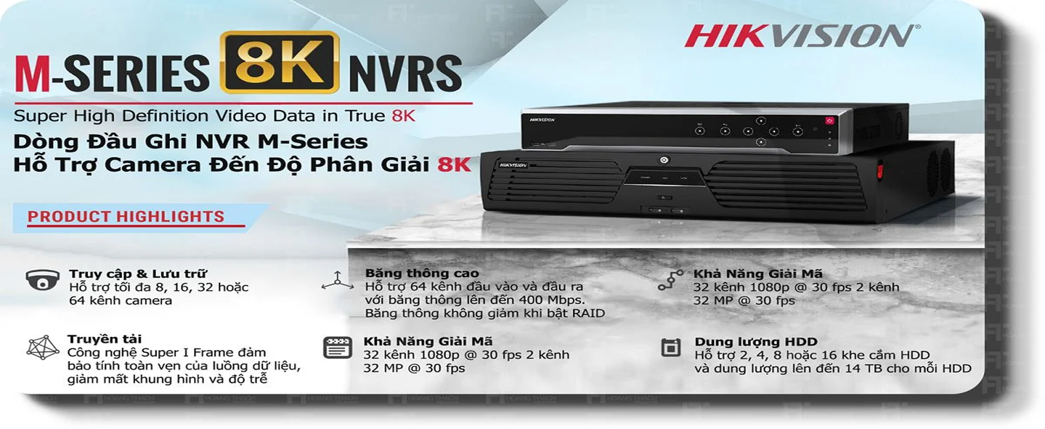 Đầu ghi hình ip Hikvision