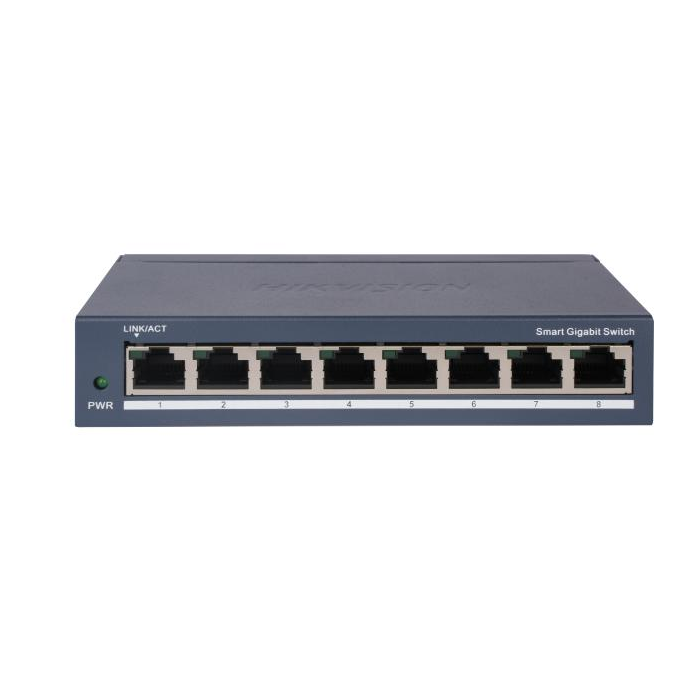 Switch mạng Gigabit 8 cổng Hikvision DS-3E1508-EI