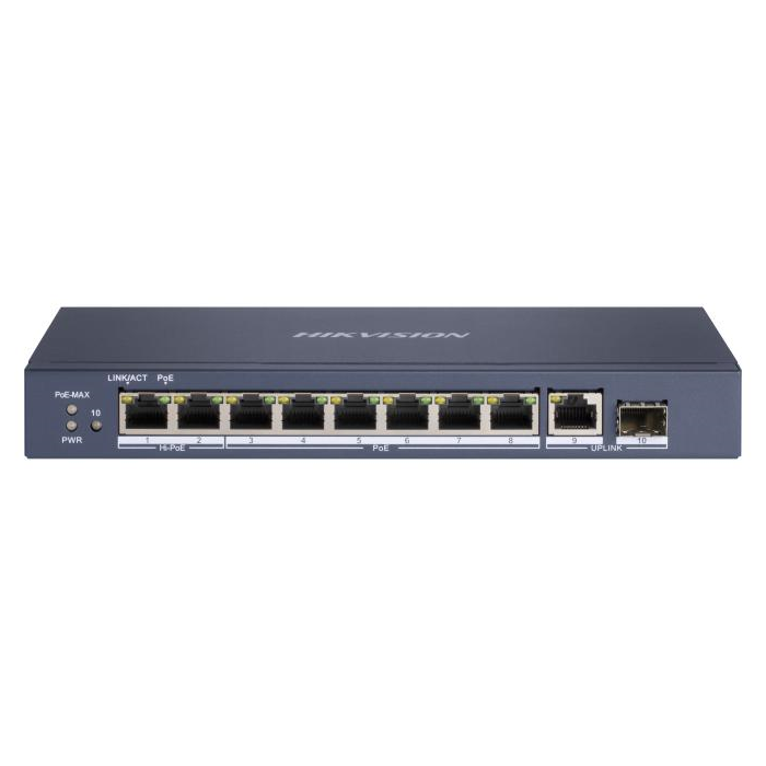Switch 8 cổng Hi PoE Hikvision DS-3E0510HP-E