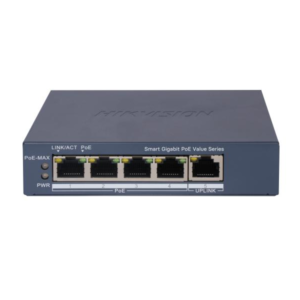 Switch mạng PoE Gigabit 4 cổng Hikvision DS-3E1505P-EI/M