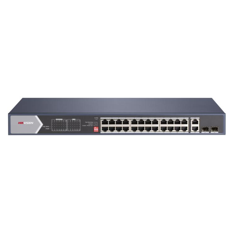 Switch mạng 24 cổng PoE Hikvision DS-3E0528HP-E