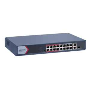 Switch mạng thông minh 16 cổng PoE Hikvision DS-3E1318P-EI/M